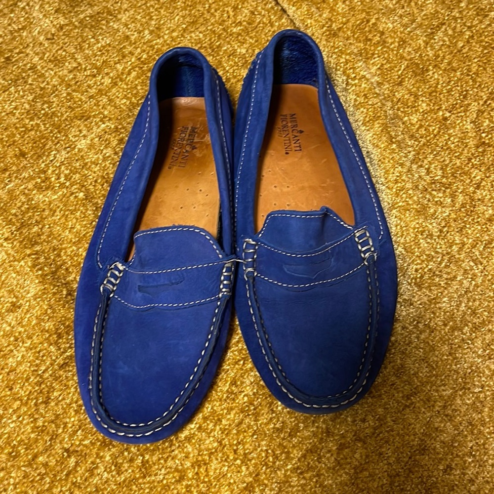 Pre ownes Mercanti Fiorentini Suede Loafers Size 9B
